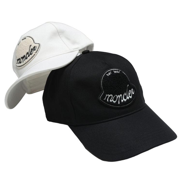 美品⭐モンクレール　キャップ　帽子　ベースボールキャップ　キルティング　ロゴ MONCLER（モンクレール） キャップ メンズ ロゴ サガラワッペン ベース