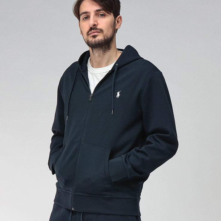 POLO RALPH LAUREN フルジップ パーカー ネイビー Polo by Ralph Lauren ジップパーカー ネイビー - 古着屋