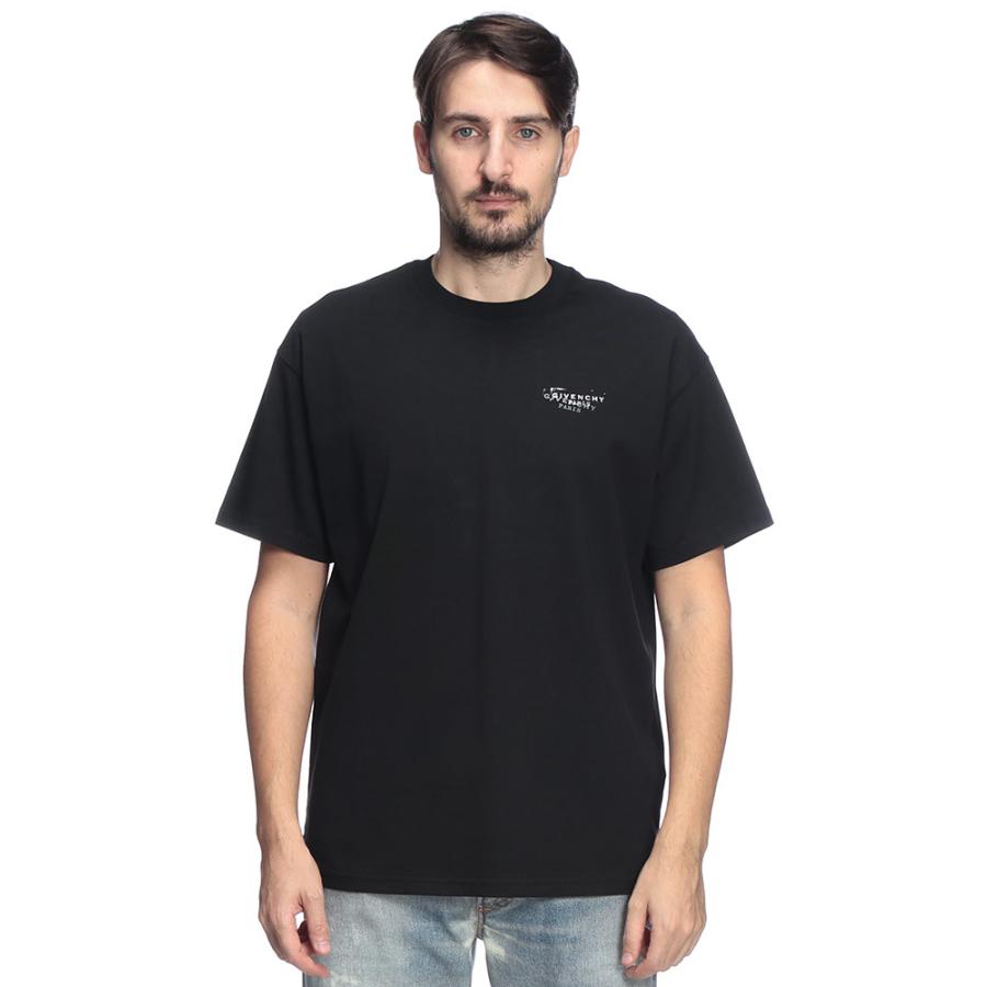 ジバンシィ Tシャツ メンズ GIVENCHY ロゴ スタンプ プリント 半袖 コットン Tシャツ GVBM71NK3YSA ブランドの画像