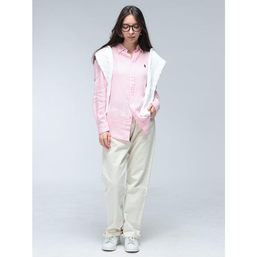 ポロラルフローレン リネン 麻 シャツ M ピンク ホース 胸ロゴ 長袖 現行 ポロラルフローレン リネン 麻 シャツ M ピンク ホース 胸ロゴ 長袖 現行