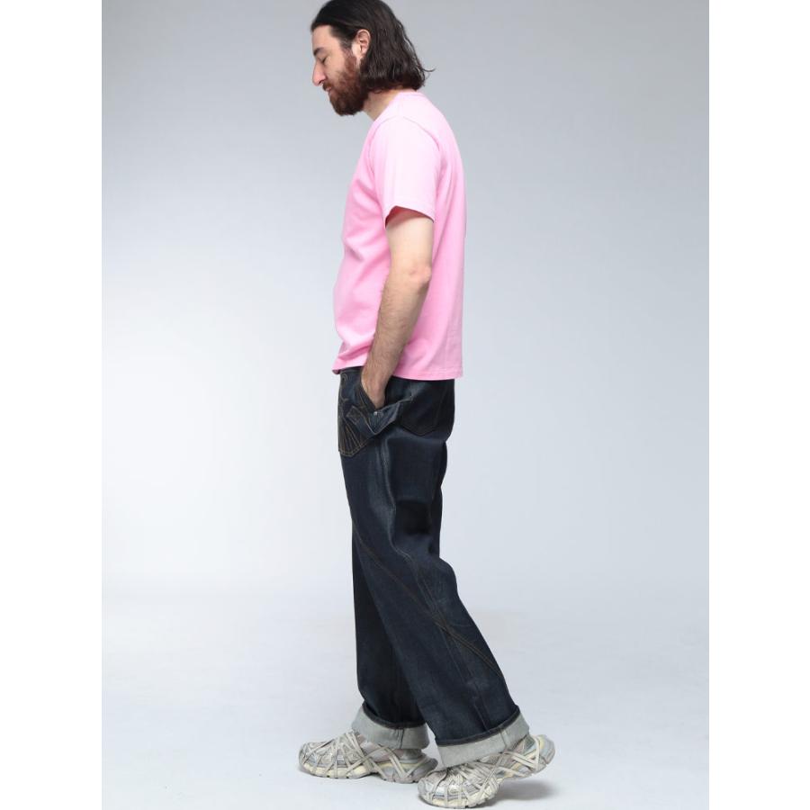 ジェイダブリューアンダーソン デニムパンツ メンズ JW ANDERSON ロゴ デニム 変形デザイン ボタンフライ ジーンズ twisted workwear JWDT0126PG1930の画像