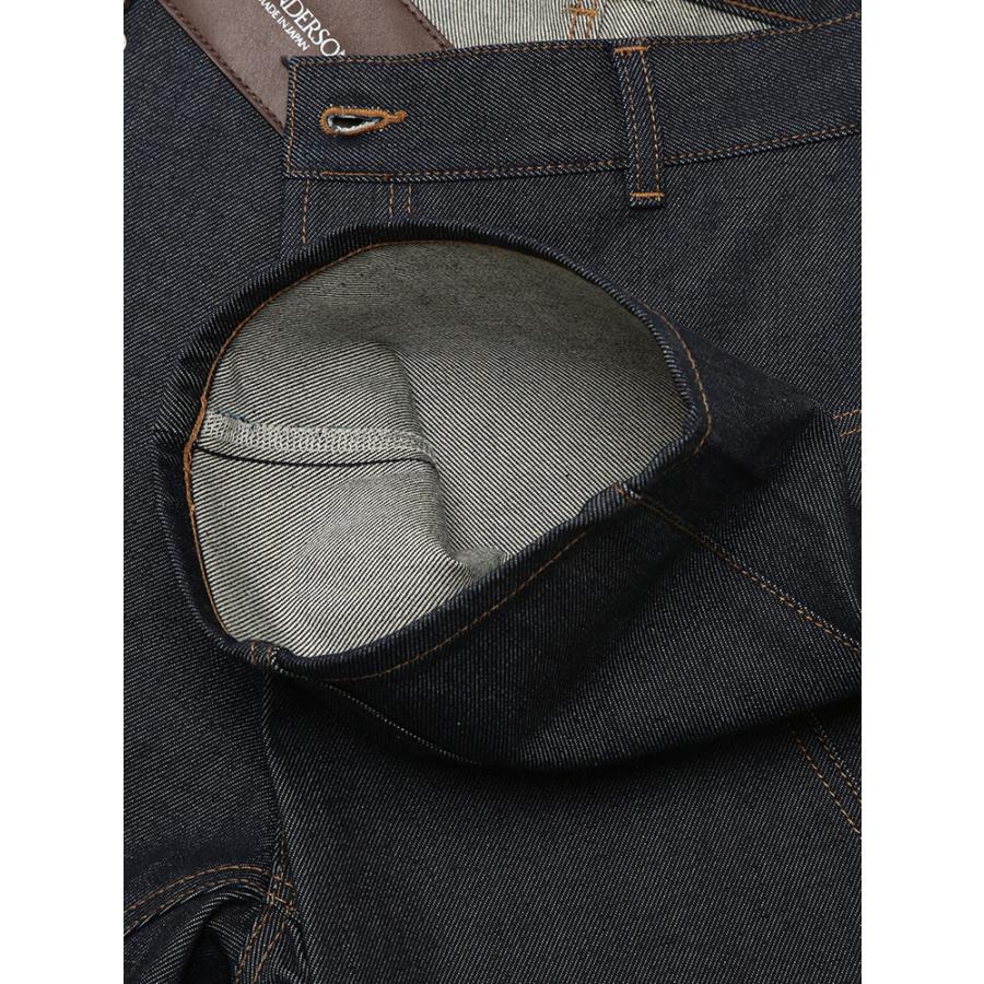 ジェイダブリューアンダーソン デニムパンツ メンズ JW ANDERSON ロゴ デニム 変形デザイン ボタンフライ ジーンズ twisted workwear JWDT0126PG1930の画像