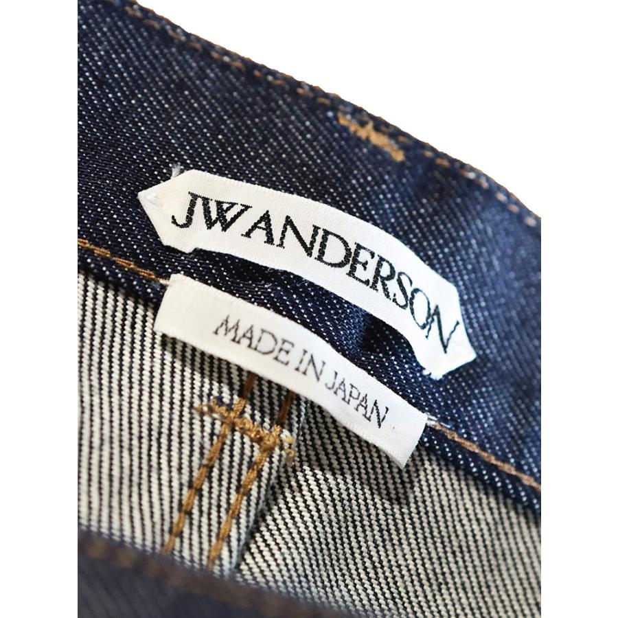 ジェイダブリューアンダーソン デニムパンツ メンズ JW ANDERSON ロゴ デニム 変形デザイン ボタンフライ ジーンズ twisted workwear JWDT0126PG1930の画像