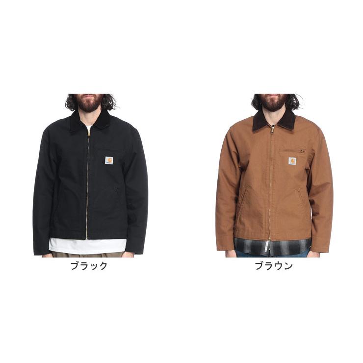 ダック地フルジップデトロイトジャケット 企業刺繍ロゴ中綿ショート丈美品 Carhartt WIP（カーハートワークインプログレス） カーハート