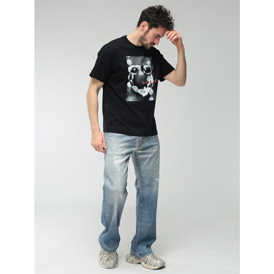 GIVENCHY（ジバンシィ） メンズ Tシャツ 半袖 ロゴ フロントプリント