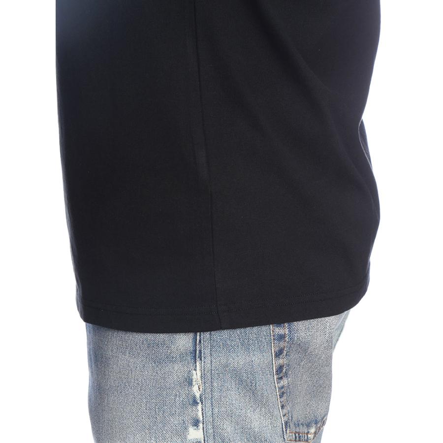 ジバンシィ メンズ Tシャツ 半袖 GIVENCHY ロゴ フロントプリント クルーネック コットン カットソー GVBM71NK3YSW ブランド トップス ブラックの画像