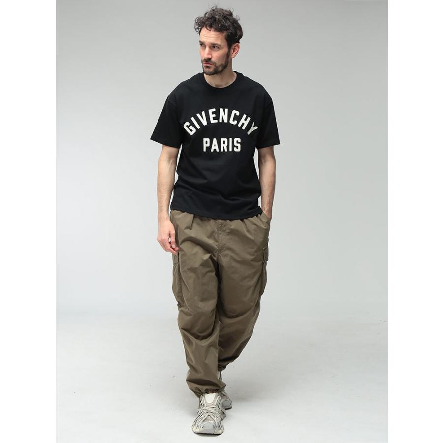 美品　総柄　GIVENCHY カットソー46 GIVENCHY (ジバンシィ) メンズ Tシャツ 半袖 ロゴ 刺繍 エンブロイ