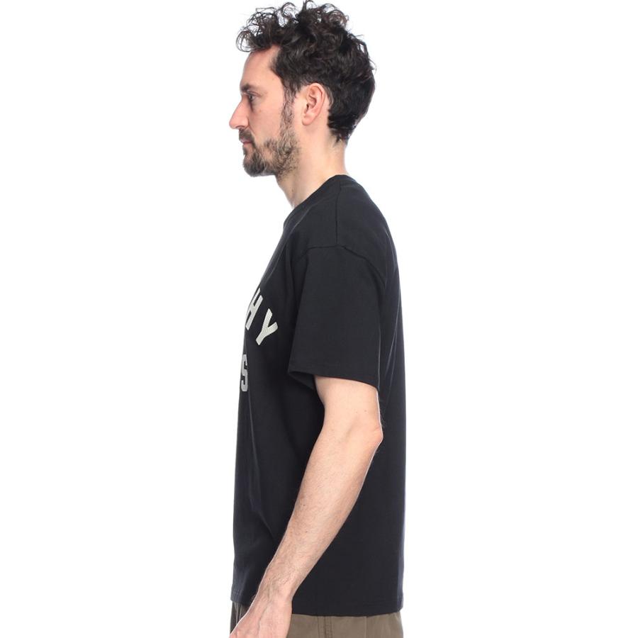ジバンシィ メンズ Tシャツ 半袖 GIVENCHY ロゴ 刺繍 エンブロイダリー クルーネック コットン カットソー GVBM71NK3YRS ブランド トップスの画像