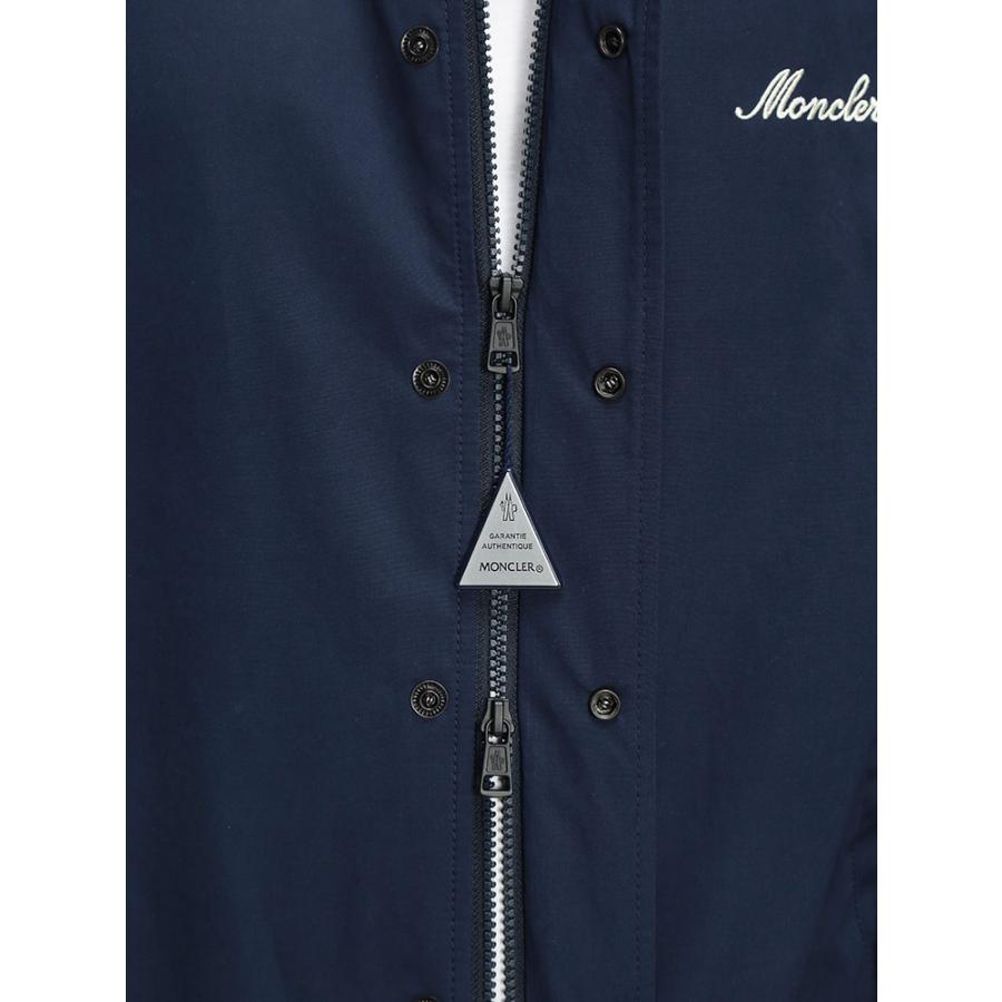 MONCLER ネイビー ブルゾン MONCLER（モンクレール） メンズ ジャケット カレッジ ロゴ フルジップ