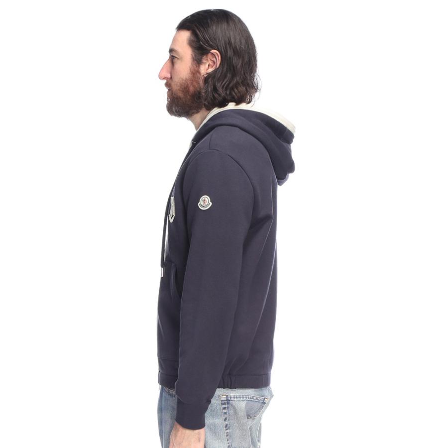 MONCLER（モンクレール） メンズ パーカー 長袖 ロゴ フルジップ バイ
