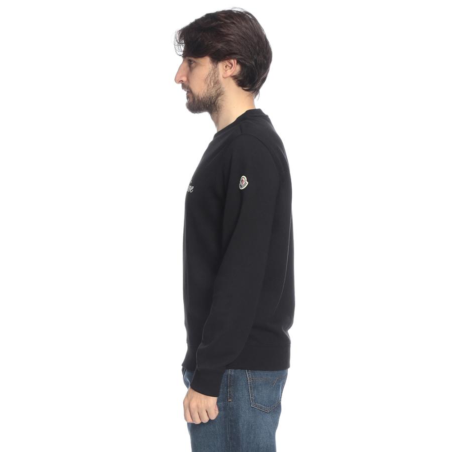 MONCLER モンクレール スウェット トレーナー ブラック ロゴ 未使用 MONCLER（モンクレール） MONCLER Matt Black マットブラック