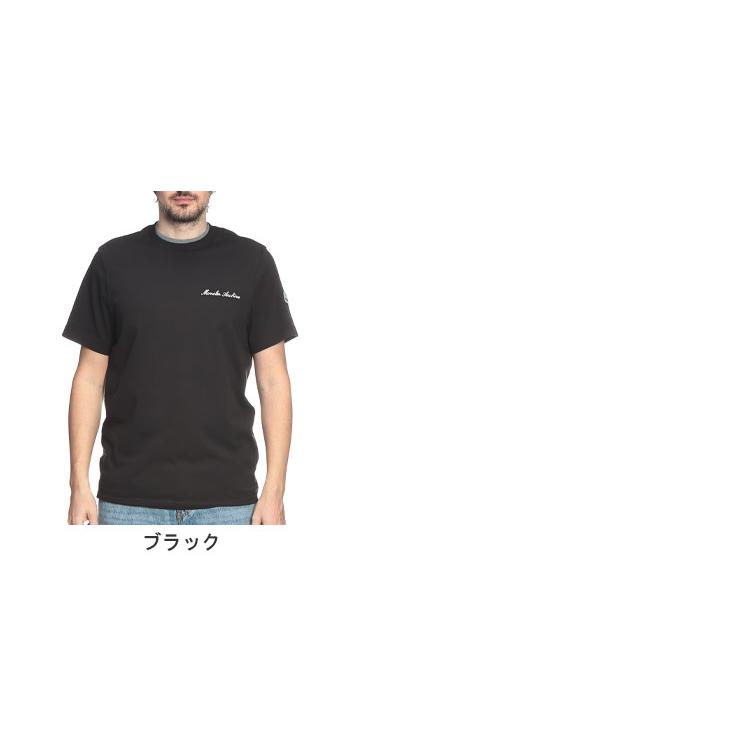 モンクレール MONCLER メンズ Tシャツ 半袖 MC8C0001589AYYフェイクレイヤード クルーネック カットソー ブランド トップス コットン 春 夏の画像