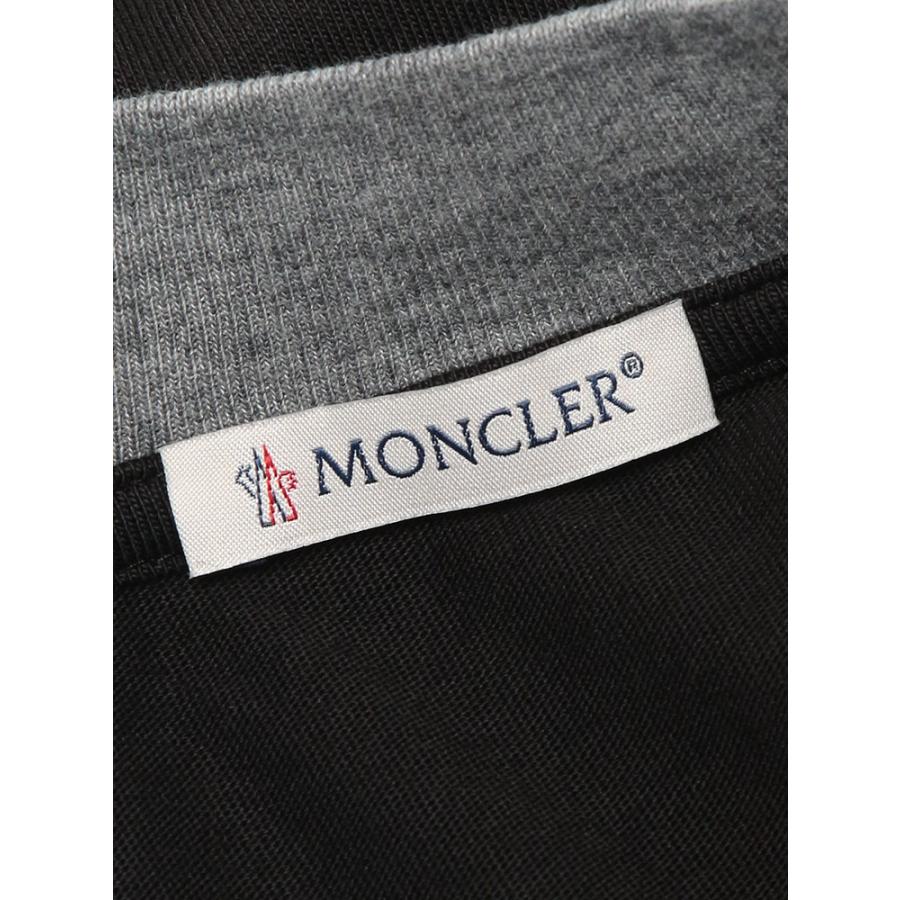 モンクレール MONCLER メンズ Tシャツ 半袖 MC8C0001589AYYフェイクレイヤード クルーネック カットソー ブランド トップス コットン 春 夏の画像