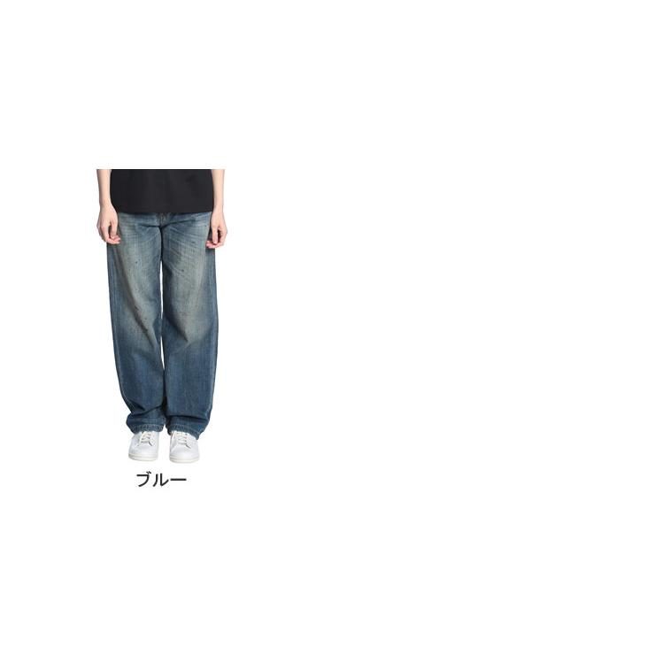 アクネストゥディオズ レディース ジーンズ Acne Studios ダメージ加工 ボタンフライ ベルト付き デニム パンツ 1991 TOJ ACLC00113 ブランド ボトムス ブルーの画像