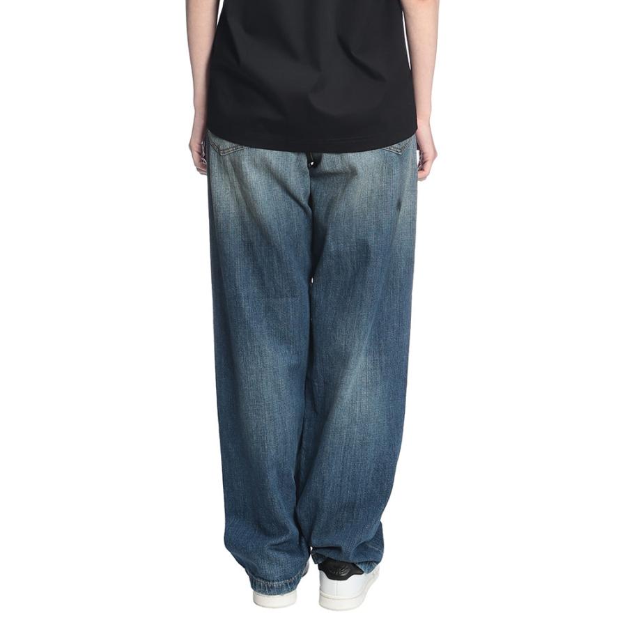 アクネストゥディオズ レディース ジーンズ Acne Studios ダメージ加工 ボタンフライ ベルト付き デニム パンツ 1991 TOJ ACLC00113 ブランド ボトムス ブルーの画像
