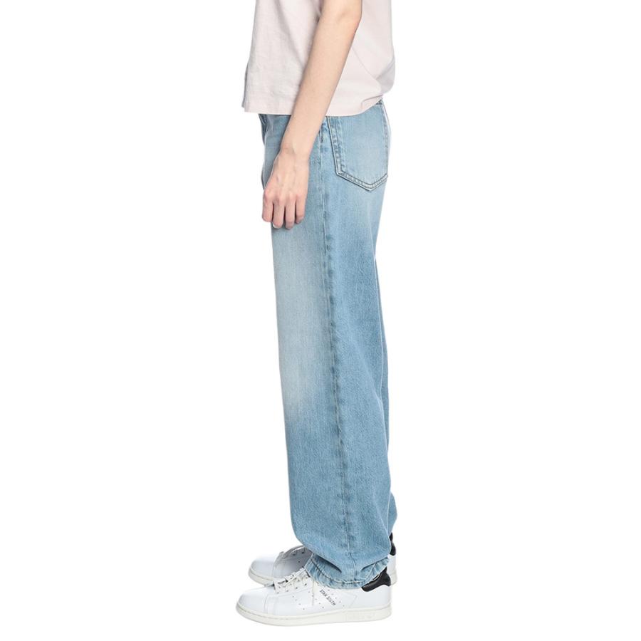 アクネストゥディオズ レディース ジーンズ Acne Studios ダメージ加工 ボタンフライ ベルト付き デニムパンツ 1991 TOJ ACLC00039 ブランド ボトムス サックスの画像