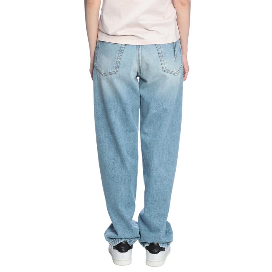 アクネストゥディオズ レディース ジーンズ Acne Studios ダメージ加工 ボタンフライ ベルト付き デニムパンツ 1991 TOJ ACLC00039 ブランド ボトムス サックスの画像