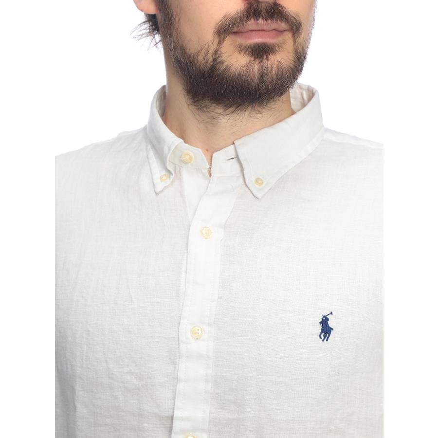 POLO RALPH LAUREN（ポロ・ラルフローレン） メンズ シャツ 長袖 麻100