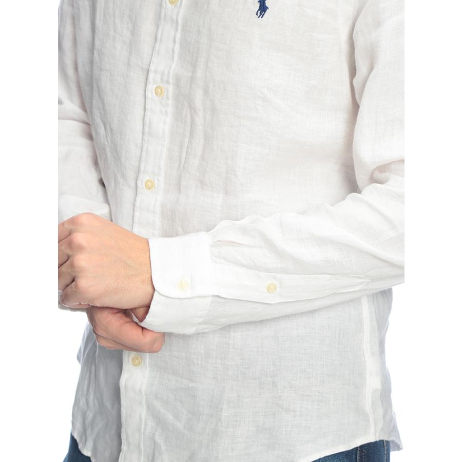 POLO RALPH LAUREN（ポロ・ラルフローレン） メンズ シャツ 長袖 麻100