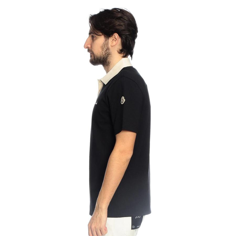 MONCLER 黒ポロシャツ MONCLER（モンクレール） MONCLER Matt Black マットブラック