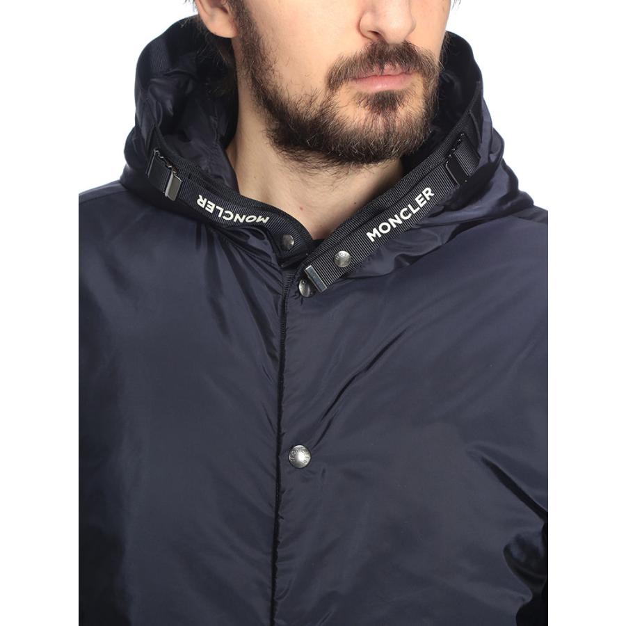 モンクレール MONCLER メンズ ダウンジャケット ネックロゴテープ フルジップ ダウン ブルゾン MCTRESTRAOU6 ブランド アウター パーカー フード 秋 冬の画像