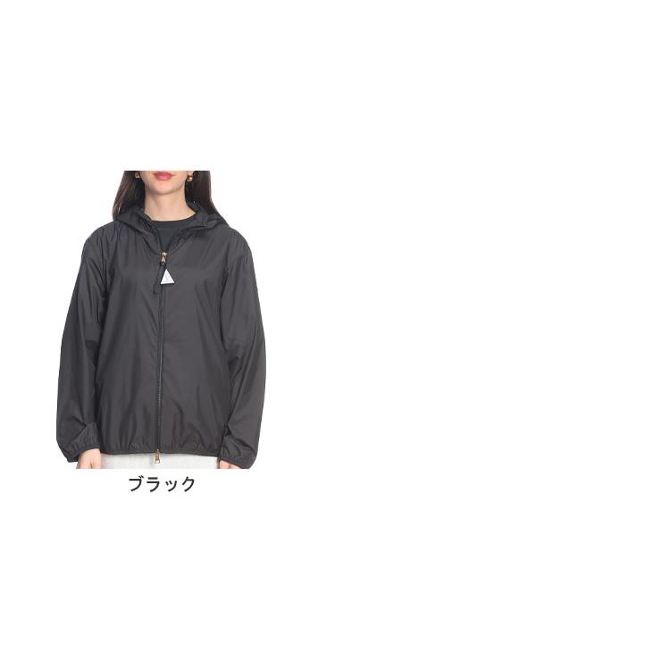 モンクレール MONCLER レディース ナイロンジャケット Fegeos レザーチャームジップ クロップド丈 ストレッチナイロン ブルゾン MCLFEGEOS6 ブランド アウターの画像