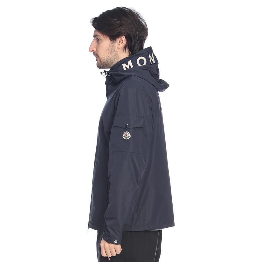MONCLER フード付きジャケット ネイビー MONCLER（モンクレール） メンズ ジャケット フードロゴ フルジップ