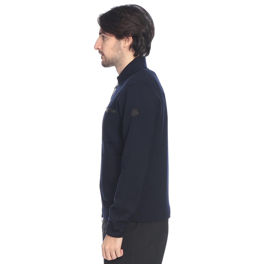 MONCLER（モンクレール） メンズ ニットジャケット フルジップ 襟付き