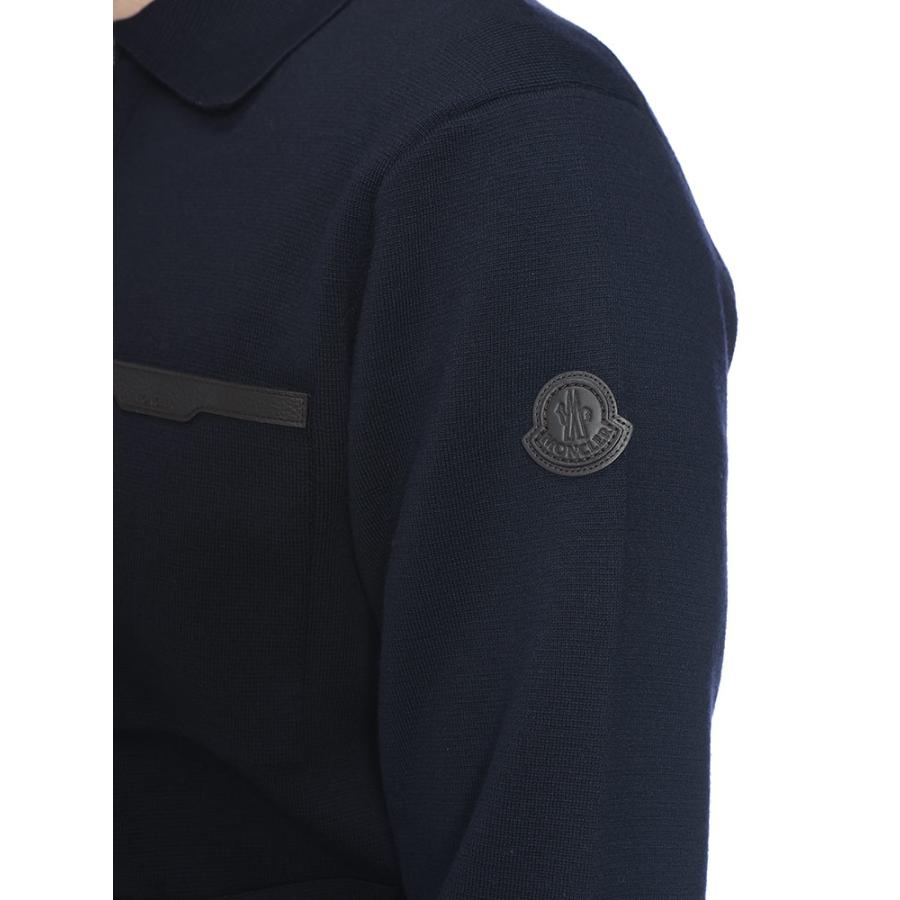 MONCLER（モンクレール） メンズ ニットジャケット フルジップ 襟付き