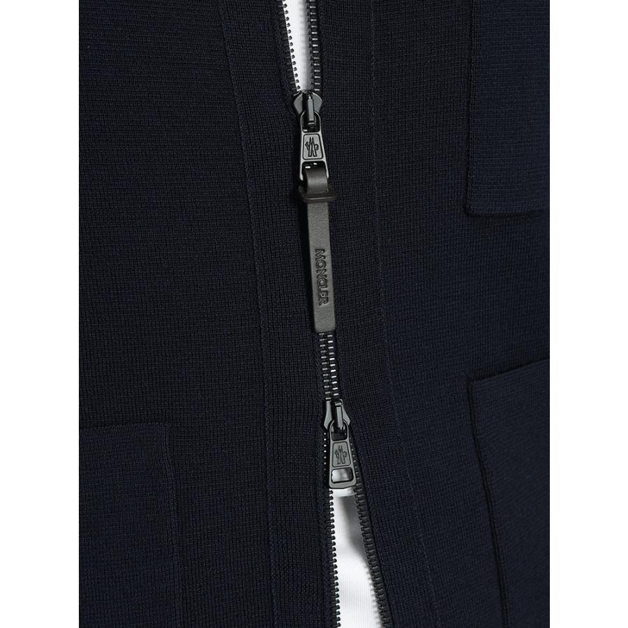 MONCLER（モンクレール） メンズ ニットジャケット フルジップ 襟付き