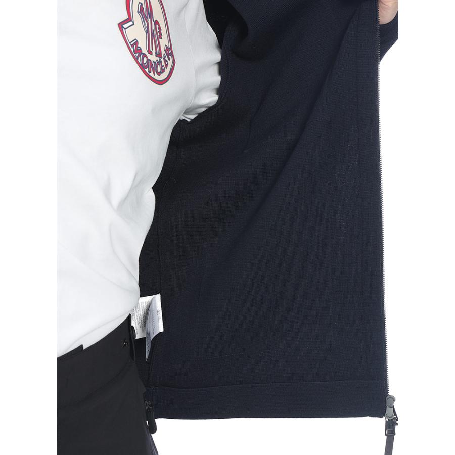 MONCLER（モンクレール） メンズ ニットジャケット フルジップ 襟付き