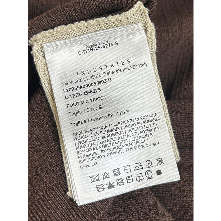 モンクレール MONCLER レディース ニットポロシャツ 半袖 ロゴスナップボタン ライン 18ゲージニット ポロ MCL9A00005M9371 ブランド トップスの画像