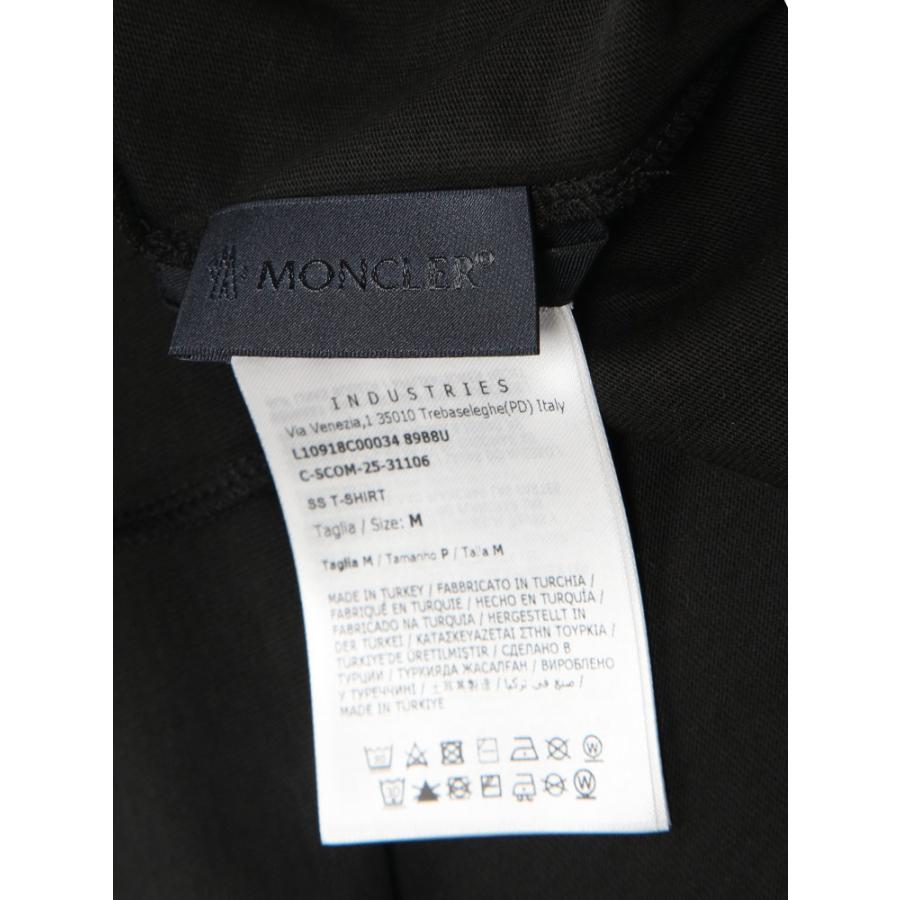 モンクレール MONCLER メンズ Tシャツ 半袖 ワッペンプリント クルーネック カットソー MC8C0003489B8U ブランド トップス コットン プリント 春 夏の画像