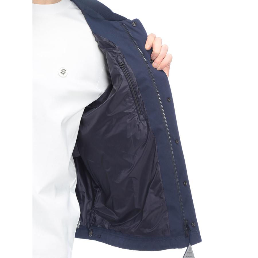 モンクレール MONCLER メンズ ナイロンジャケット MCARINELL6ロゴ ボタンジップ ブルゾン ブランド アウター 襟付き 春 秋の画像