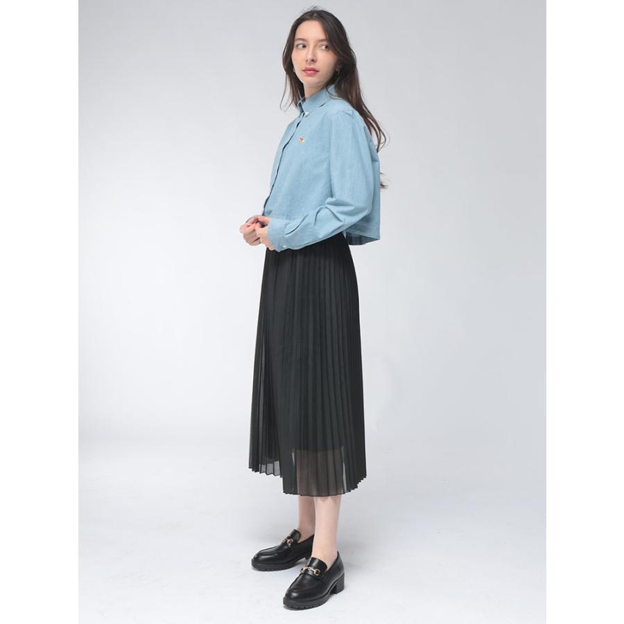 MAISON KITSUNE（メゾン キツネ） レディース シャツ 長袖 クロップド