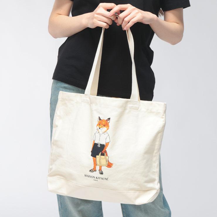 MAISON KITSUNE（メゾン キツネ） レディース トートバッグ キツネ