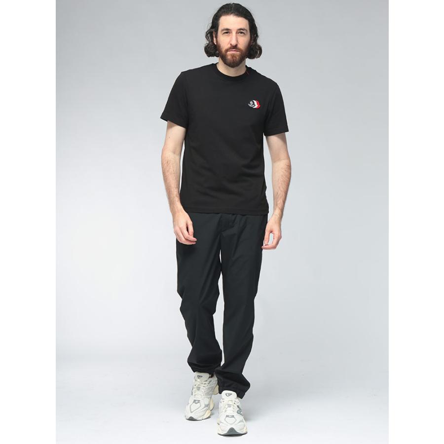 モンクレール MONCLER メンズ Tシャツ 半袖 3連ワッペン トリコロール ロゴパッチ レギュラーフィット カットソー MC8C0007489B8Q ブランド トップスの画像