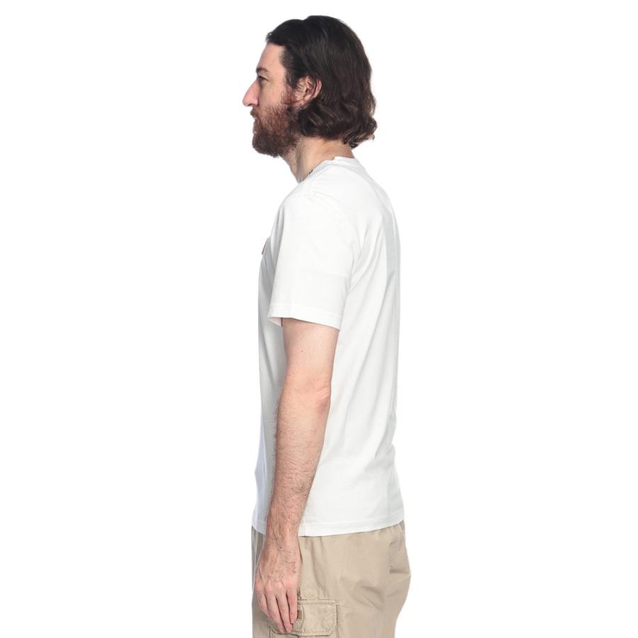 モンクレール MONCLER メンズ Tシャツ 半袖 3連ワッペン トリコロール ロゴパッチ レギュラーフィット カットソー MC8C0007489B8Q ブランド トップスの画像