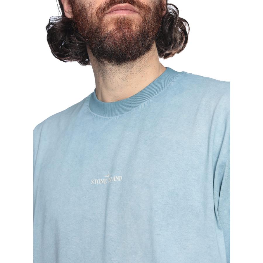 ストーンアイランド STONE ISLAND メンズ Tシャツ 半袖 COLD DYEING コーマ加工 コールドダイ カットソー SI2100002S0366 ブランド トップスの画像