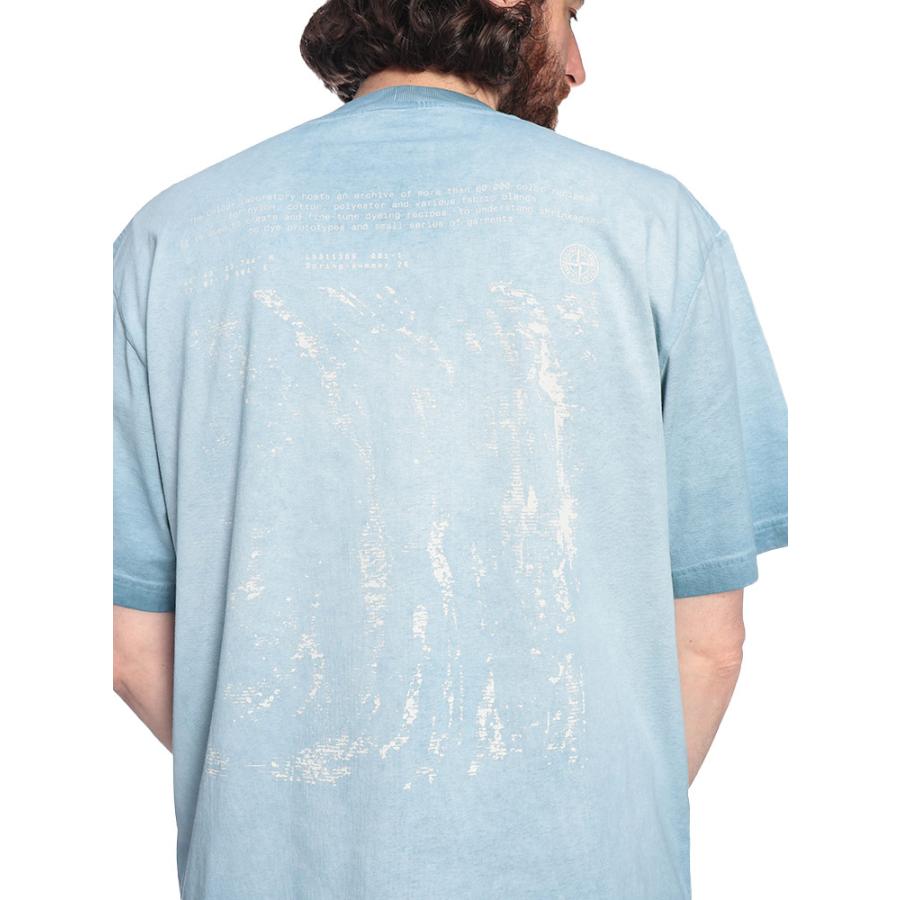 ストーンアイランド STONE ISLAND メンズ Tシャツ 半袖 COLD DYEING コーマ加工 コールドダイ カットソー SI2100002S0366 ブランド トップスの画像