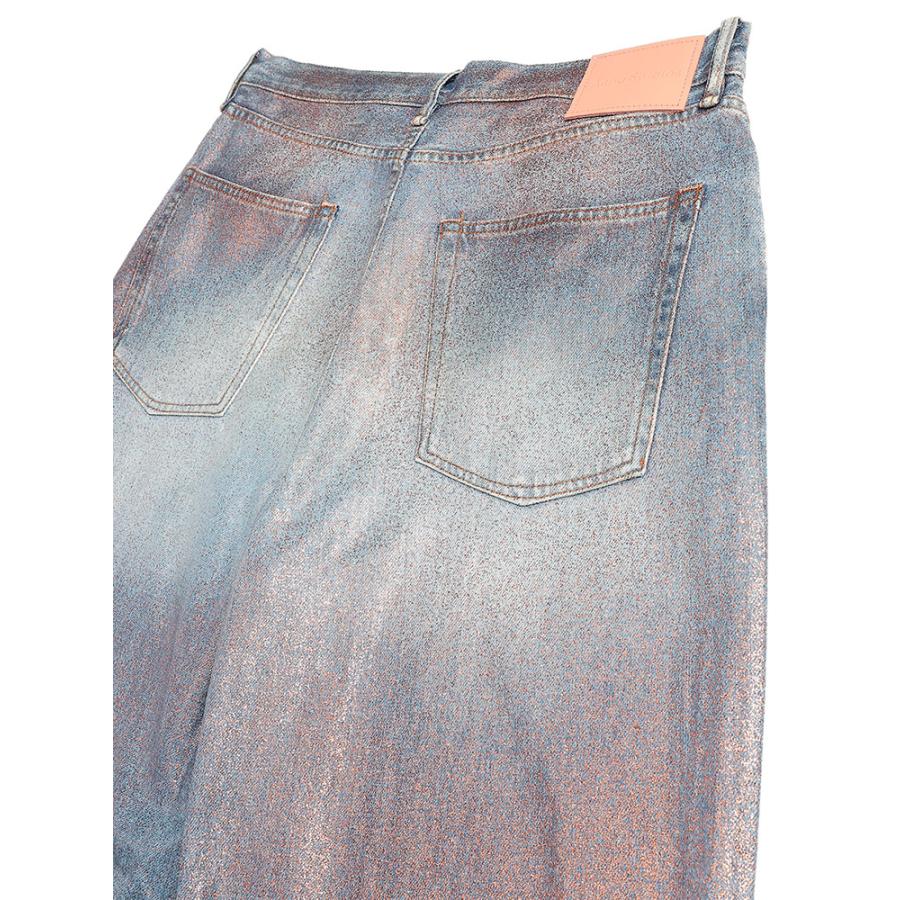 アクネストゥディオズ Acne Studios メンズ ジーンズ ACC00119ボタンフライ ルーズフィット グリッター デニム ブランド ボトムス パンツ ジーパンの画像