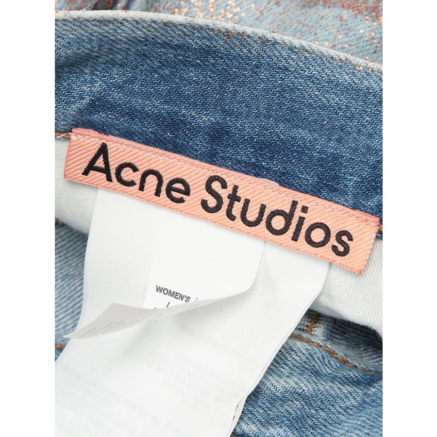 アクネストゥディオズ Acne Studios メンズ ジーンズ ACC00119ボタンフライ ルーズフィット グリッター デニム ブランド ボトムス パンツ ジーパンの画像