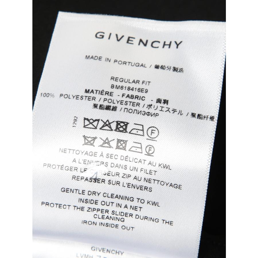 ジバンシィ GIVENCHY メンズ シャツ 半袖 GVBM618416E9無地 フルジップ カジュアルシャツ ブランド トップス ジップシャツ 春 夏の画像