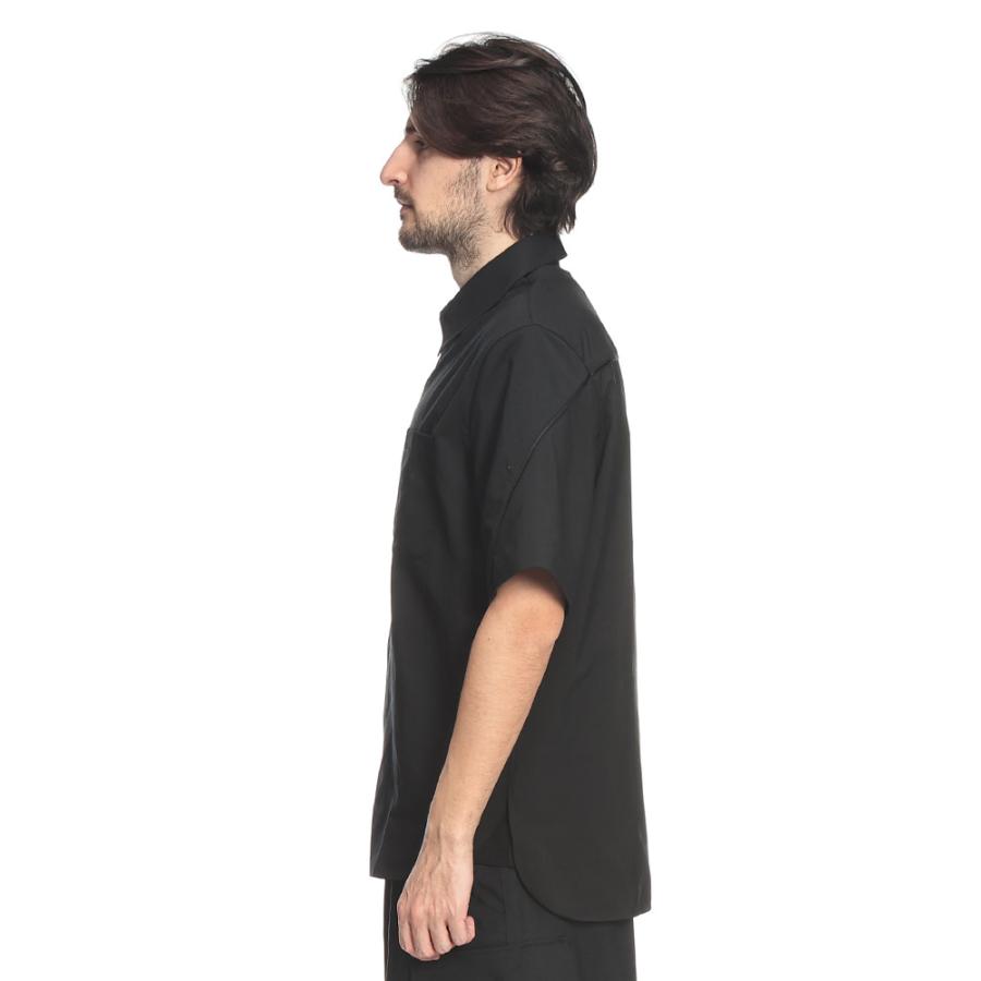 ジバンシィ GIVENCHY メンズ シャツ 半袖 GVBM618416E9無地 フルジップ カジュアルシャツ ブランド トップス ジップシャツ 春 夏の画像