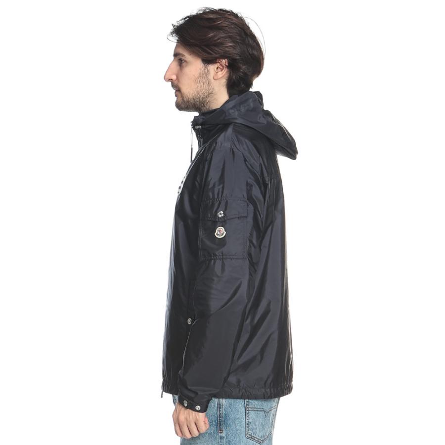 モンクレール MONCLER メンズ ナイロンパーカー MCMORNAY6ボーダーワッペン フルジップ ジャケット ブランド アウター ブルゾン フード ジップの画像