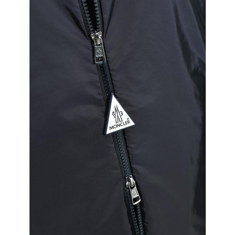 モンクレール MONCLER メンズ ナイロンパーカー MCMORNAY6ボーダーワッペン フルジップ ジャケット ブランド アウター ブルゾン フード ジップの画像
