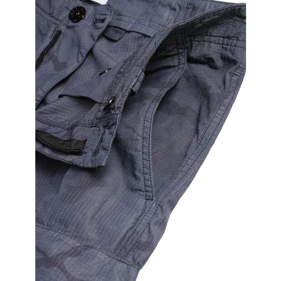 ストーンアイランド STONE ISLAND メンズ ロングパンツ SI3100036S00E9ロゴパッチ カモフラ柄 カーゴパンツ ブランド ボトムス ナイロンパンツの画像
