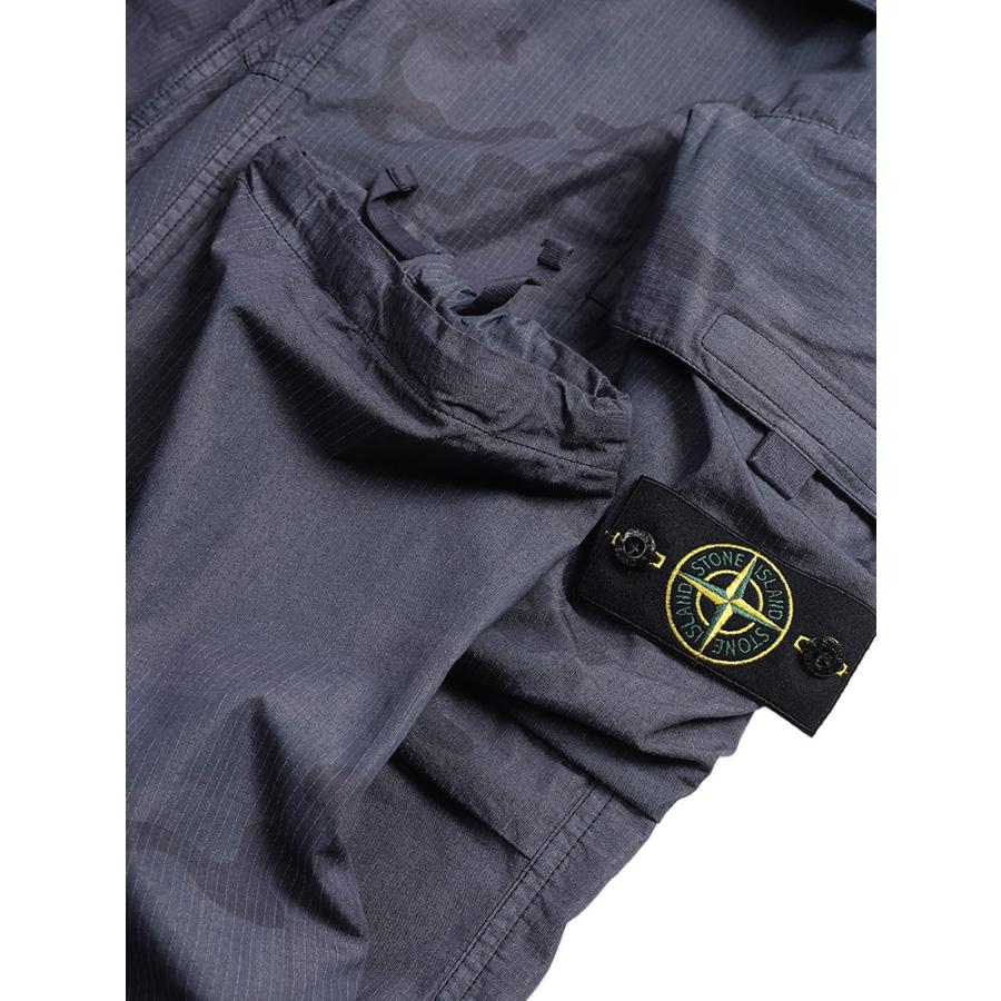 ストーンアイランド STONE ISLAND メンズ ロングパンツ SI3100036S00E9ロゴパッチ カモフラ柄 カーゴパンツ ブランド ボトムス ナイロンパンツの画像