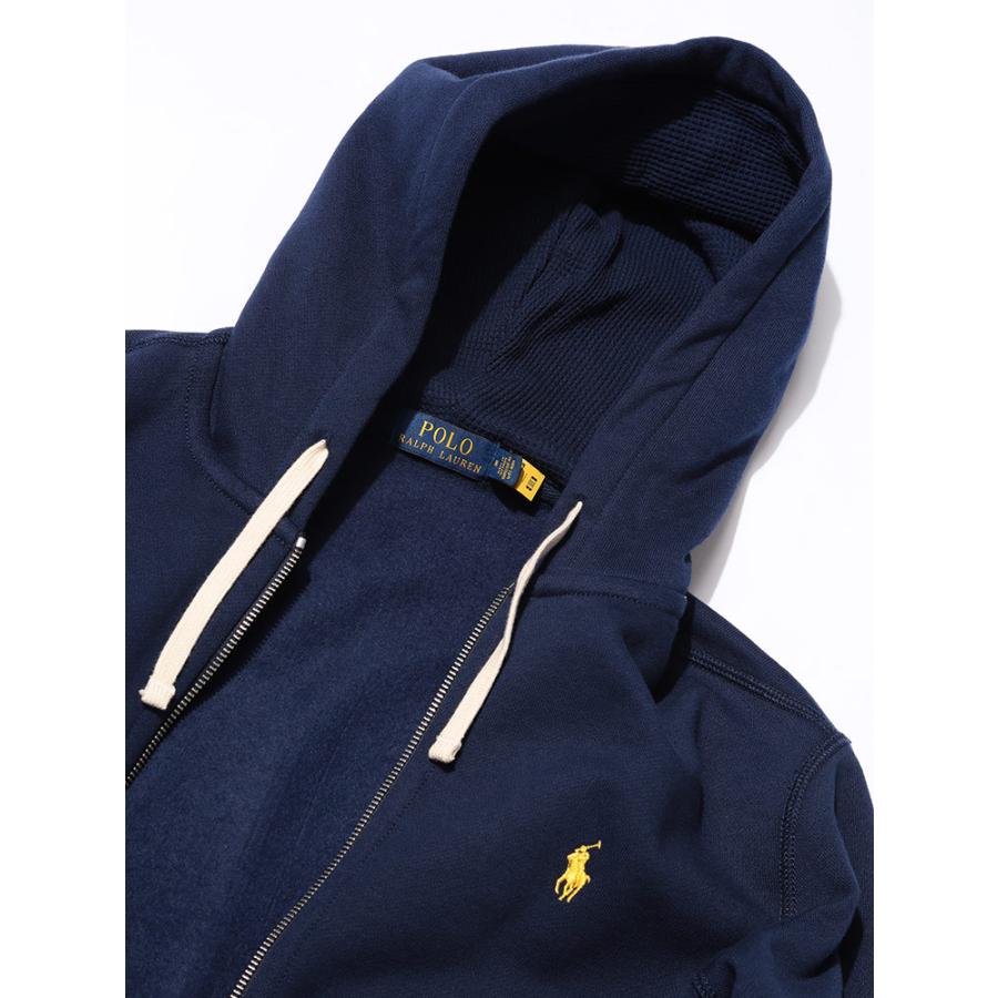 【現行タグ】ポロラルフローレン　フルジップパーカー　ロゴ刺繍　裏起毛　スウェット POLO RALPH LAUREN ポロラルフローレン メンズ パーカー