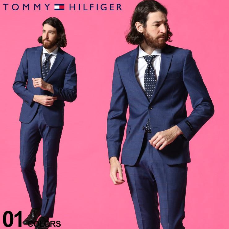 トミーヒルフィガー メンズ スーツ Tommy Hilfiger ストレッチ ウィンドウペン シングル 2ツ釦 ノータック ブランド ノータック チェック Tmlwnn2asb0004c ゼンオンライン 通販 Yahoo ショッピング